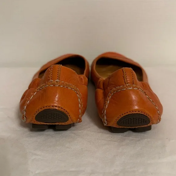 Peter Millar Women's Vibrant Orange Flats - Picture 3 of 9